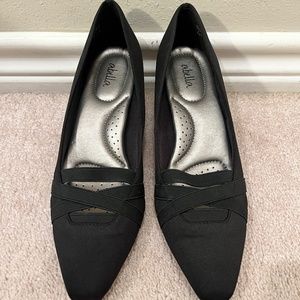 Abella Black High Heels, Size 7.5